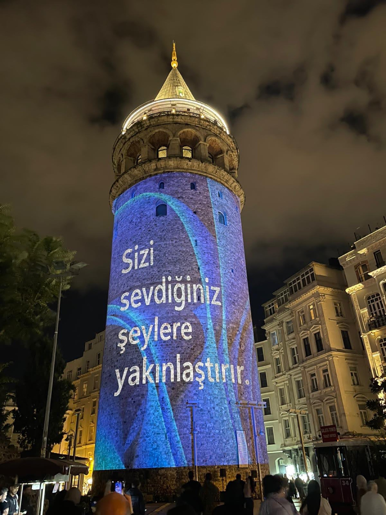 Galata Tower Projection