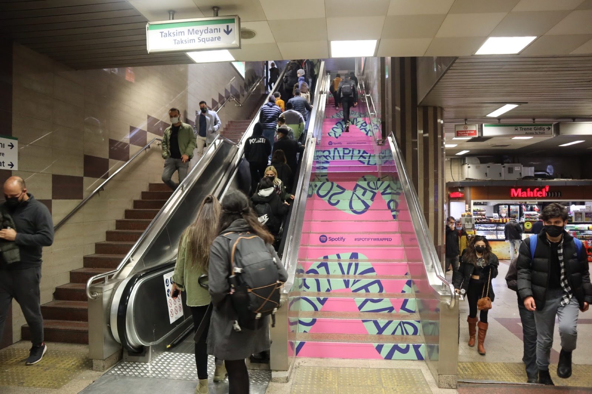 Spotify Wrapped Stairs